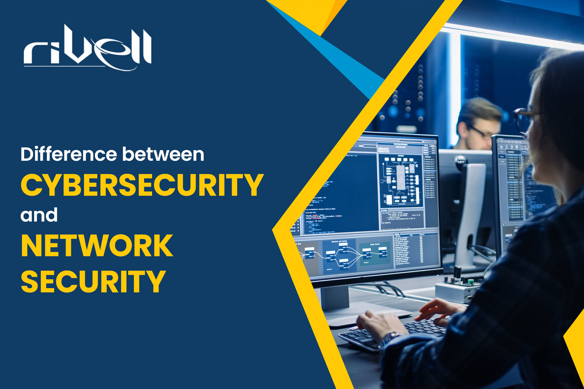 Difference between cybersecurity and network security