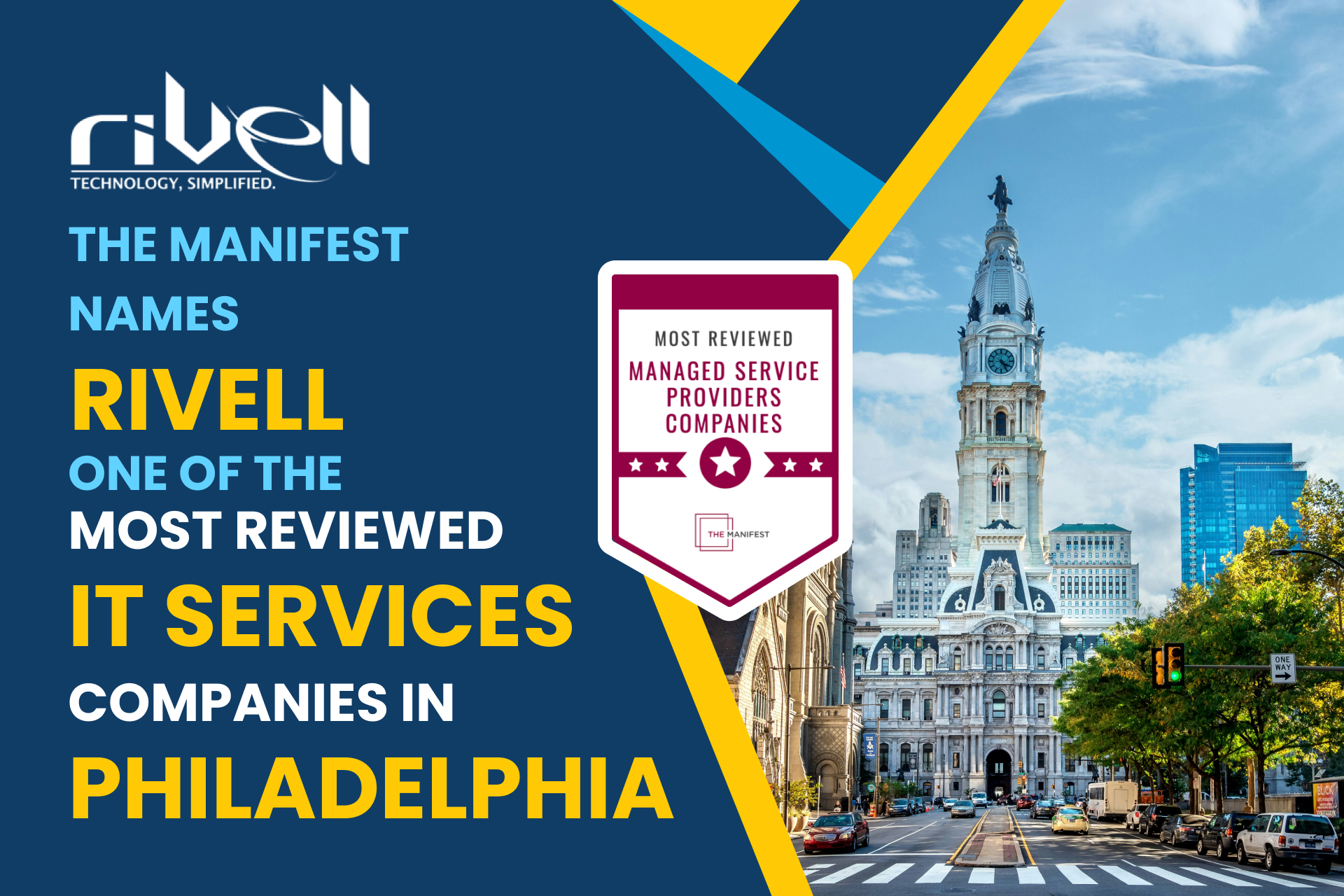 The Manifest Names Rivell as one of the Most-Reviewed IT Services Companies in Philadelphia