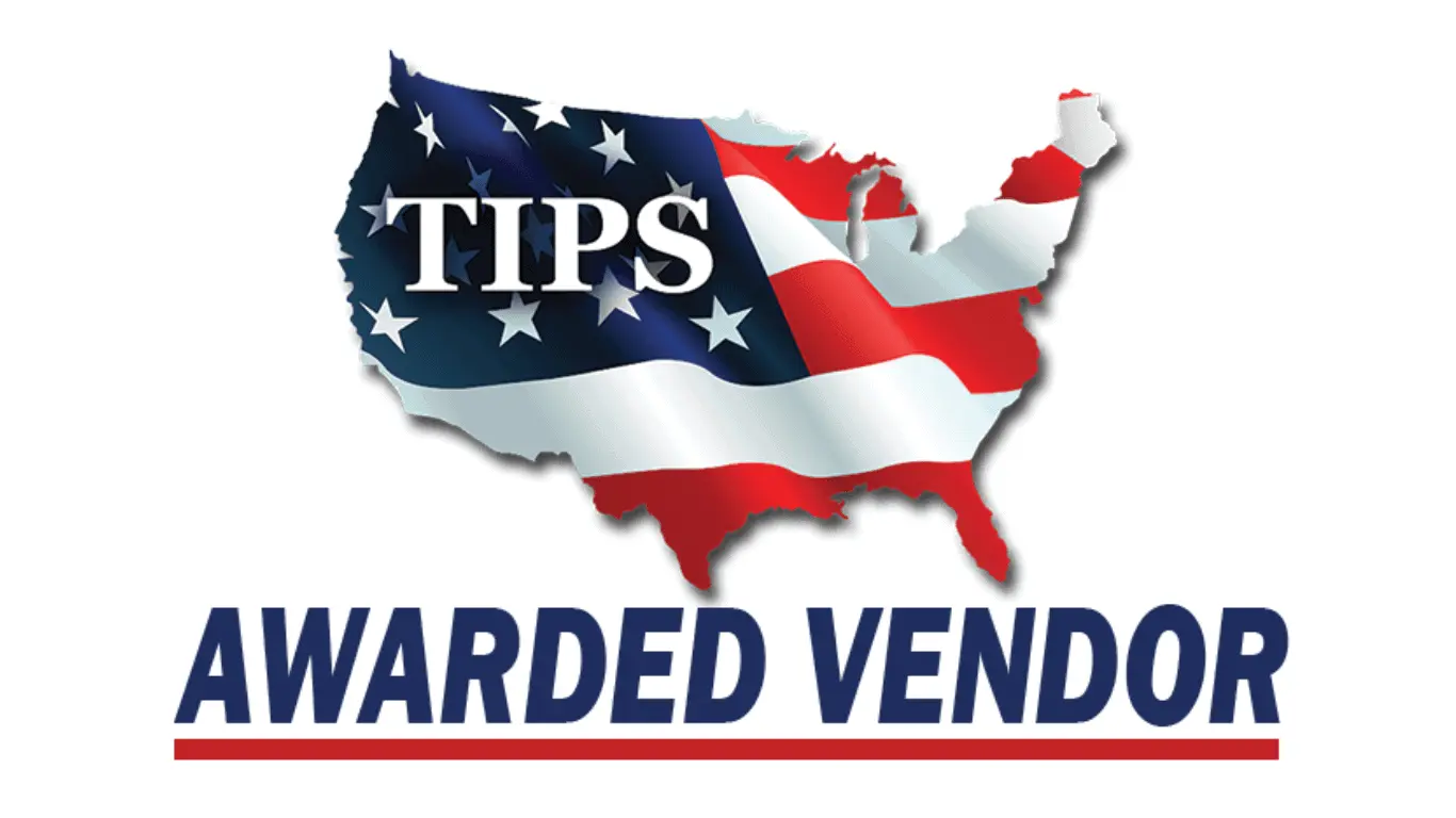 American map with US flag design and the word TIPS inside, symbolizing trusted tips for US vendors.