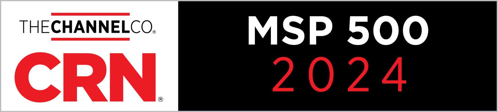 Archived CRN 2024 MSP 500 graphic used in Rivell's historical announcement