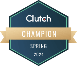 Archived Spring 2024 Clutch Champion badge used in Rivell's historical announcement