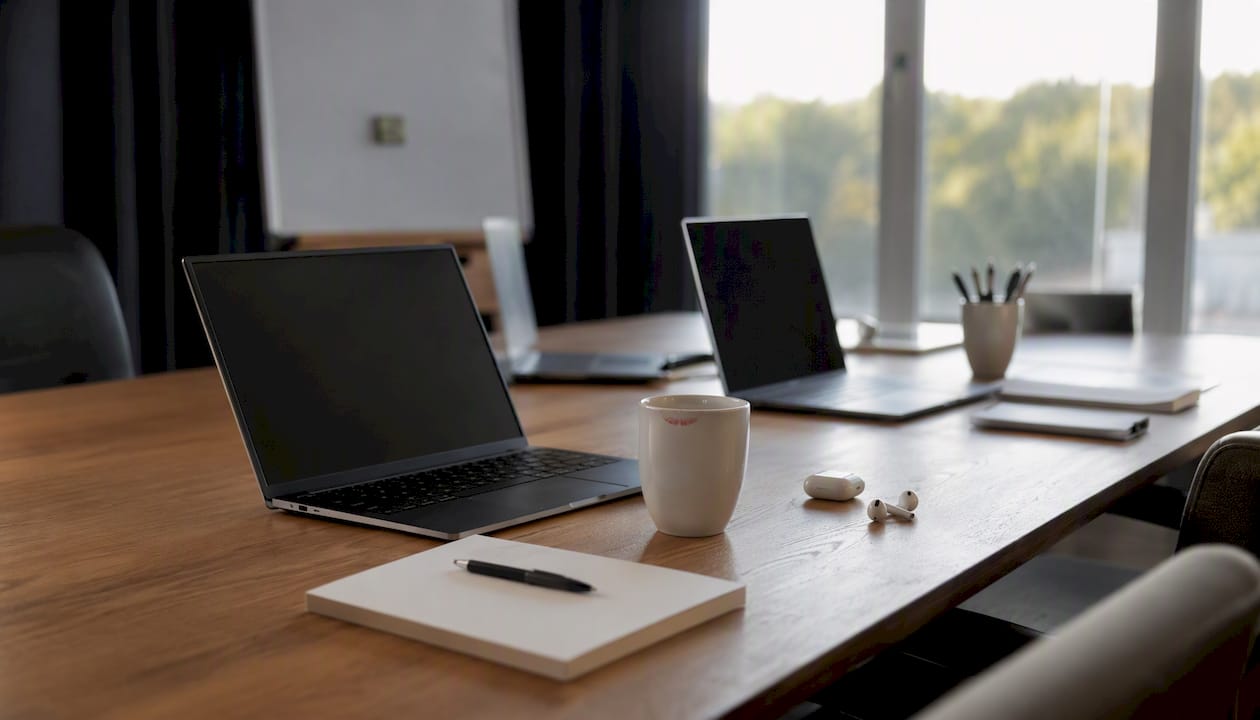 Training materials for cloud migration on table