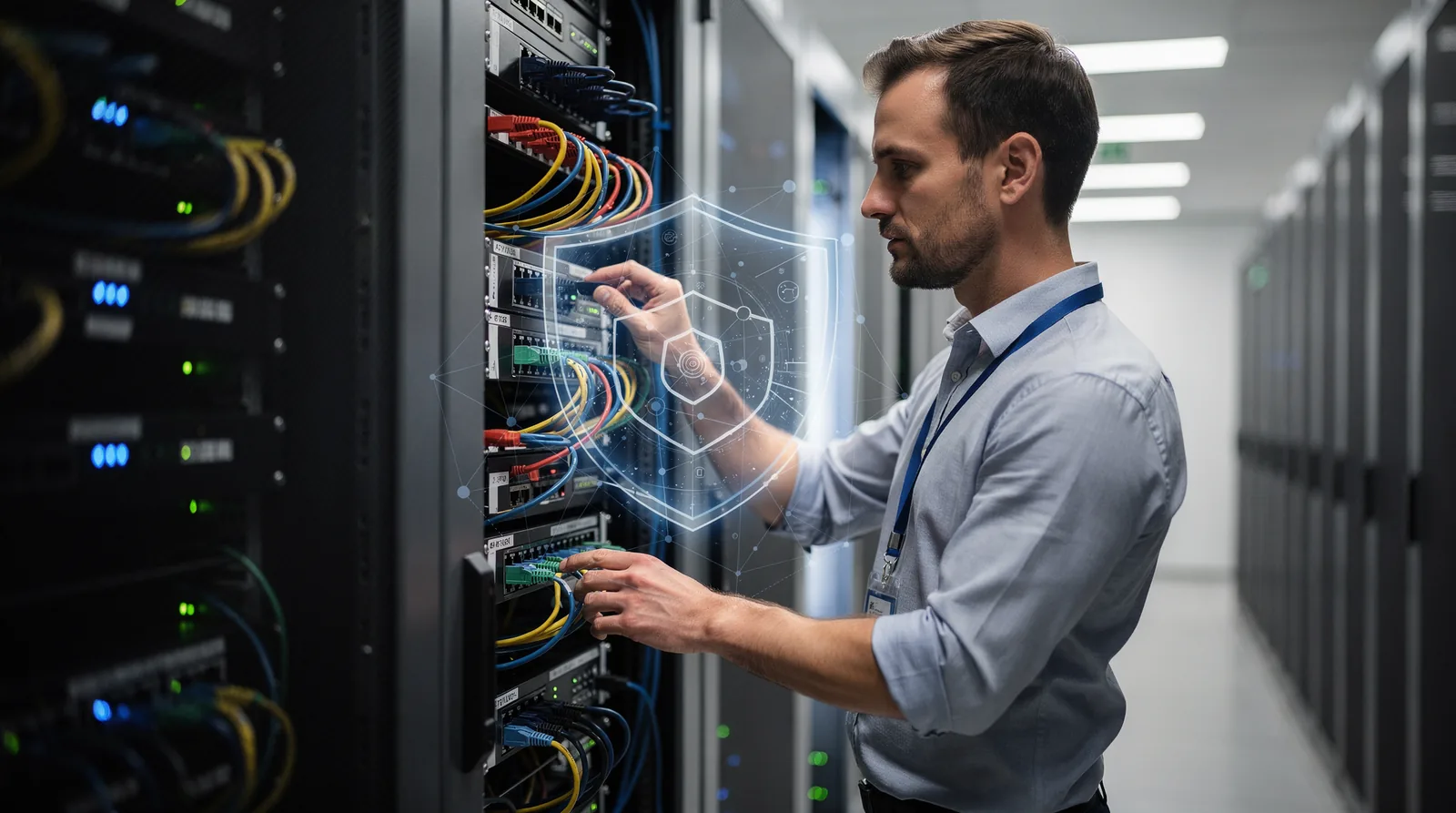 Managed cybersecurity services connecting endpoint, network, cloud, incident response, and backup controls